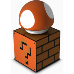 卡通游戏蘑菇Q版超级玛丽