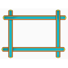 长方形框架图案