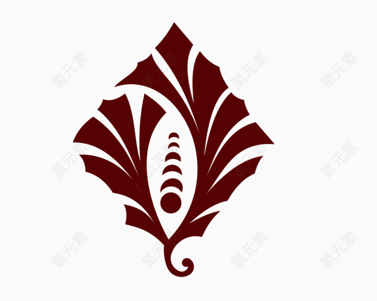 欧洲花纹装饰图案矢量图