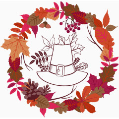 感恩节矢量花纹