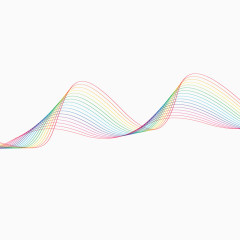 矢量速度线条变化旋转