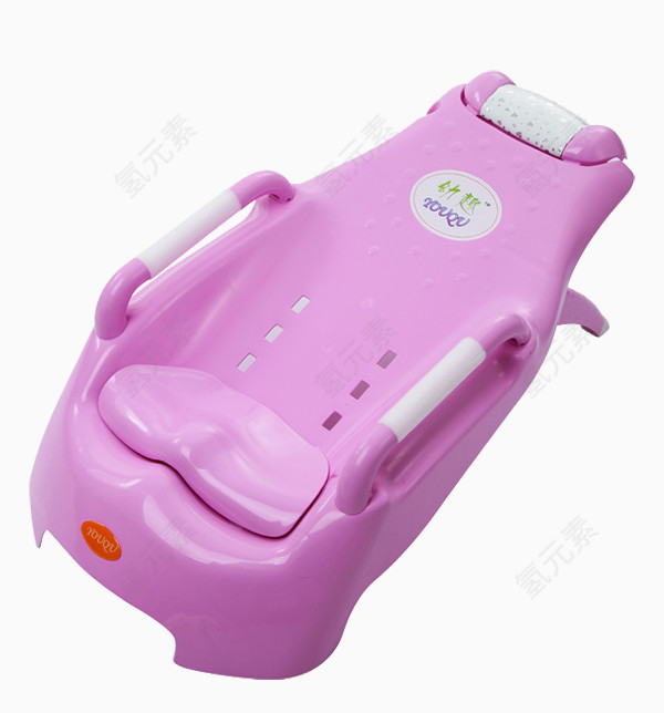 紫色洗澡盆