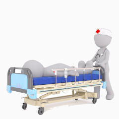 照顾病人的医生