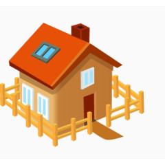 卡通房屋建筑模型