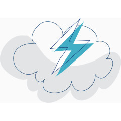 雷电天气矢量