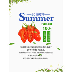 夏季鲜果红枸杞