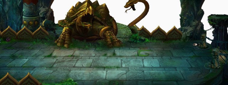 横版游戏场景地图