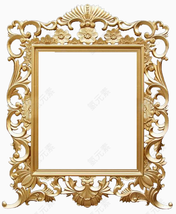金色相框图片素材