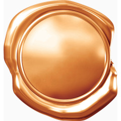 金色蜡封火漆印章