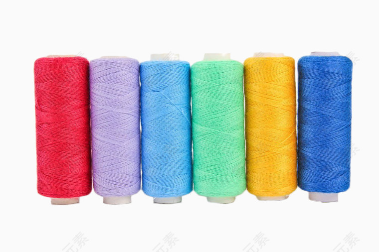 彩色细纱线