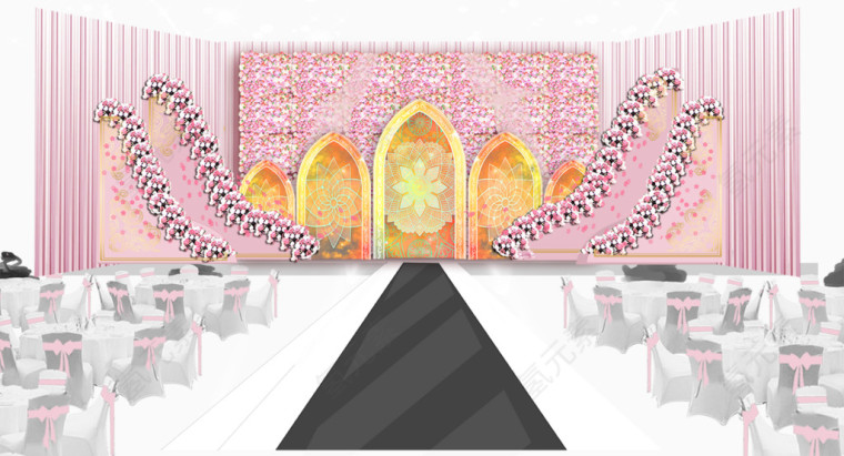 粉色舞台