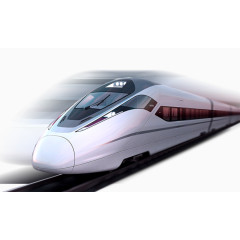 疾驰的动车素材