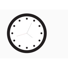 矢量黑色挂表挂钟