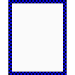 蓝黑格子框