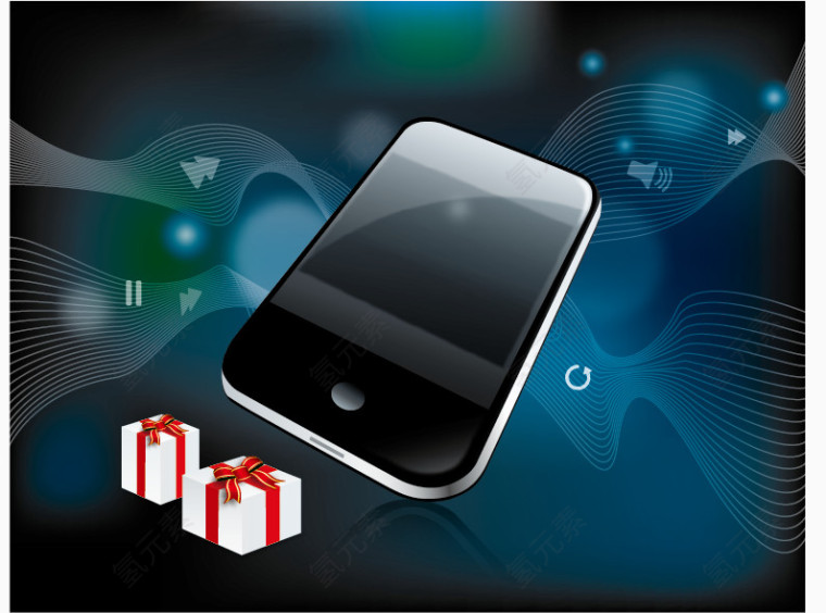 梦幻礼盒手机图案