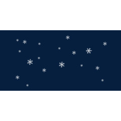 冬季卡通手绘雪花