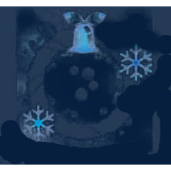 雪花铃铛图片素材