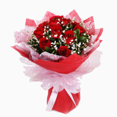 艺术红玫瑰鲜艳