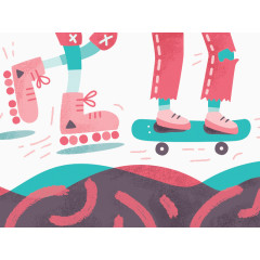 小清新卡通插图