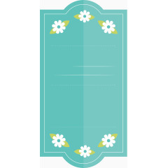 蓝色樱花标签