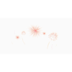 欢乐喜庆元宵展板烟花