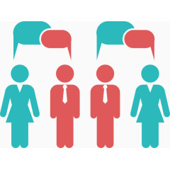 矢量创意设计男女性别比较图