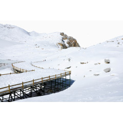 四川景区达古冰川