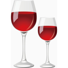 红酒杯png矢量素材