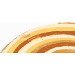 可爱卡通彩笔彩虹插画