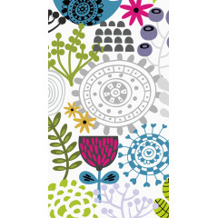 手绘可爱卡通涂鸦花纹花朵底纹矢量素材