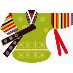 矢量韩国服饰