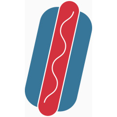 美国独立日标志矢量素材