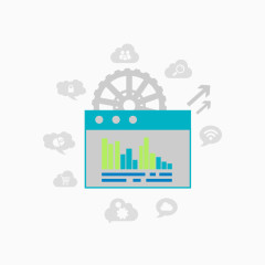 矢量创意日期报表