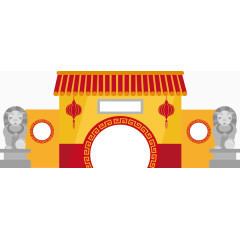 中国建筑矢量素材