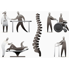 医院治疗元素图案