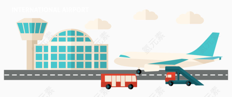 建筑物旅途矢量
