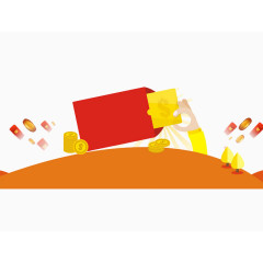 节日红包装饰元素