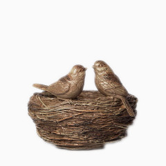 鸟巢家居装饰摆件