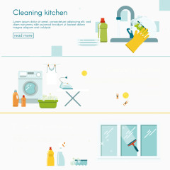 扁平化生活用品图标