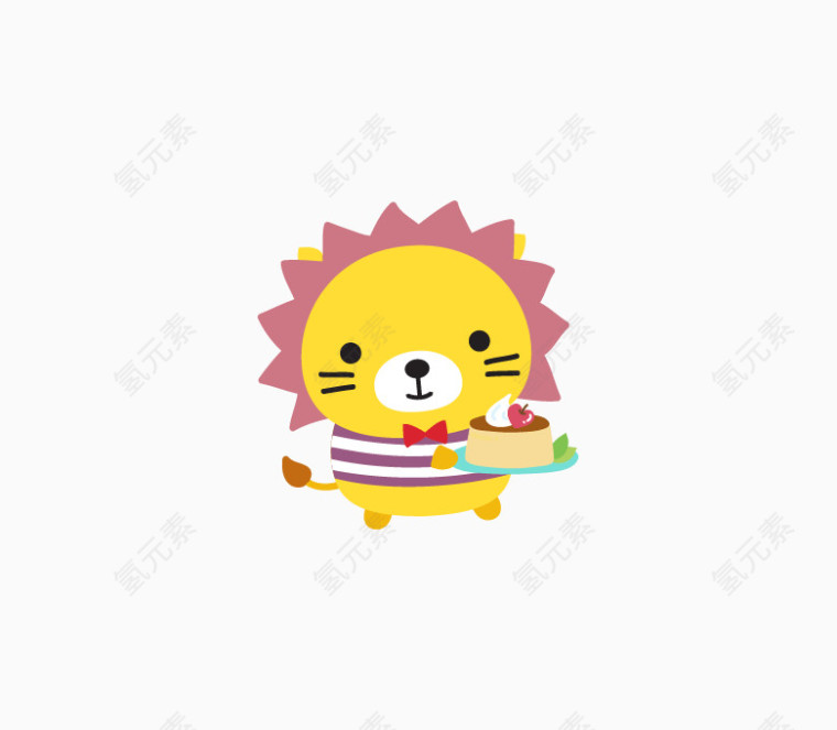 日系卡通圆圆的小动物