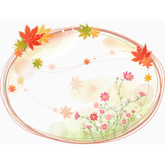 矢量韩式花边框1