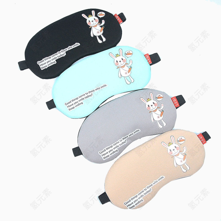 纯棉针织棉遮光睡眠眼罩