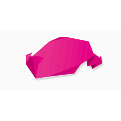 折纸横幅免抠素材