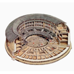 中国风建筑模型