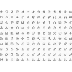 简约灰色小图标矢量素材