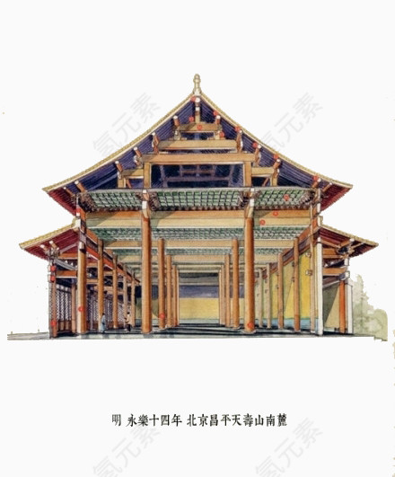 北京市定门国子监辟雍