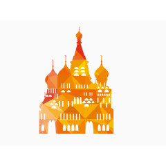 矢量欧式建筑房屋