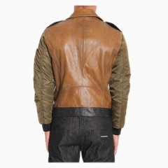 口袋装饰拉链装饰外套