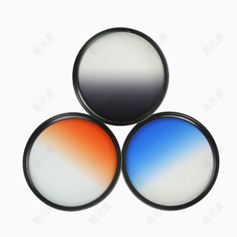 圆形三色渐变滤镜组合