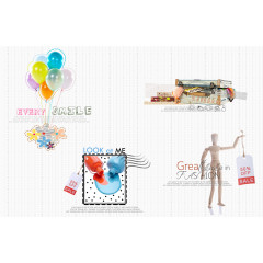 实物物品摆设素材